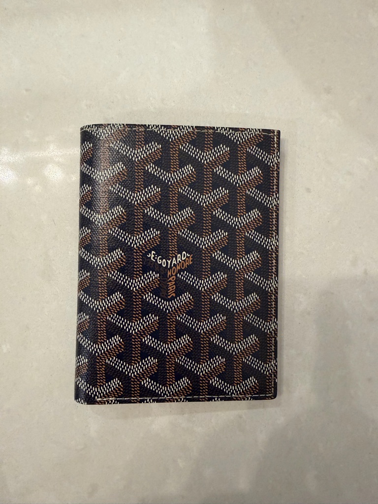Authentic Goyard Grenelle Passport Cover